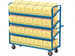 4 أرفف معدنية Stotage Modular Trolley